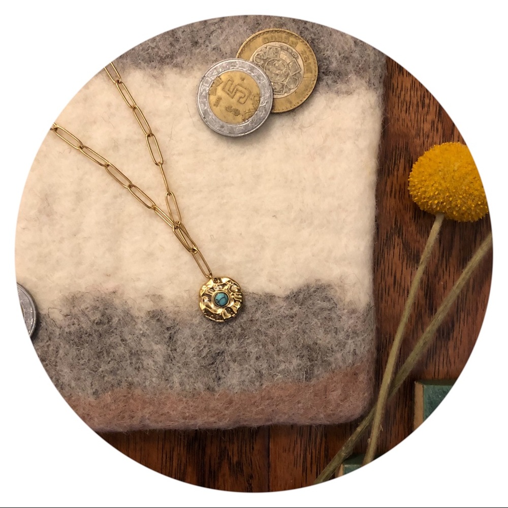 🔹• Anthro Turkuaz Pendant • 🔹 - Picture 6 of 6